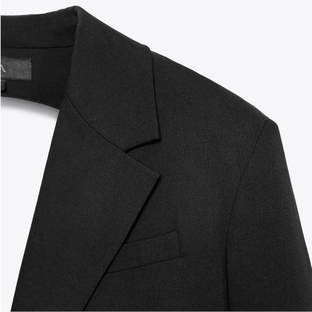 ZARA BLAZER WITH BACK CUT-OUT - Picture 5 of 5